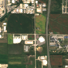 Cedar Rapids Data Center site on 2022-09-13, Sentinel-2 satellite true color