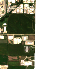 Cedar Rapids Data Center site on 2024-09-07, Sentinel-2 satellite true color