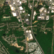 Chesterfield County Data Center Campus site on 2018-05-11, Sentinel-2 satellite true color