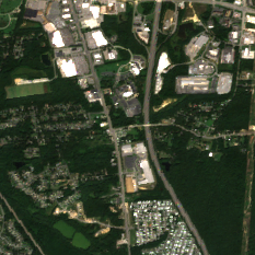 Chesterfield County Data Center Campus site on 2020-09-07, Sentinel-2 satellite true color