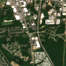 Chesterfield County Data Center Campus site on 2022-06-19, Sentinel-2 satellite true color