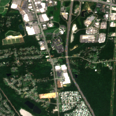 Chesterfield County Data Center Campus site on 2025-07-08, Sentinel-2 satellite true color