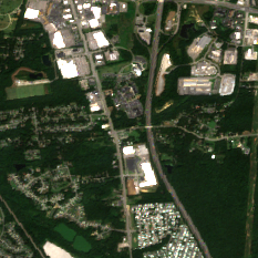 Chesterfield County Data Center site on 2024-08-27, Sentinel-2 satellite true color