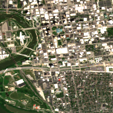 Google Columbus Data Center site on 2020-06-08, Sentinel-2 satellite true color
