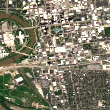 Google Columbus Data Center site on 2022-06-03, Sentinel-2 satellite true color