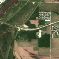 Google Council Bluffs Campus Expansion site on 2022-06-18, Sentinel-2 satellite true color