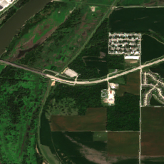 Google Council Bluffs Campus Expansion site on 2024-08-31, Sentinel-2 satellite true color
