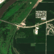 Google Council Bluffs Campus Expansion site on 2025-07-27, Sentinel-2 satellite true color