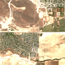 Google Eagle Mountain Data Center site on 2018-06-12, Sentinel-2 satellite true color