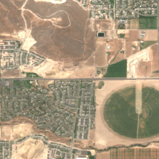 Google Eagle Mountain Data Center site on 2020-09-14, Sentinel-2 satellite true color