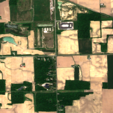 Google Fort Wayne Campus Expansion site on 2020-06-06, Sentinel-2 satellite true color