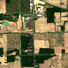 Google Fort Wayne Campus Expansion site on 2022-06-21, Sentinel-2 satellite true color