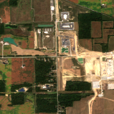 Google Fort Wayne Campus Expansion site on 2024-09-18, Sentinel-2 satellite true color
