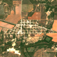 Google Haskell County AI Data Center Hub site on 2018-05-25, Sentinel-2 satellite true color