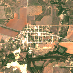 Google Haskell County AI Data Center Hub site on 2022-05-19, Sentinel-2 satellite true color