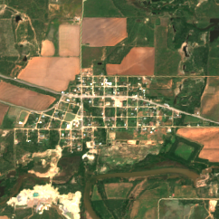 Google Haskell County AI Data Center Hub site on 2025-05-23, Sentinel-2 satellite true color