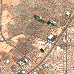 Henderson Data Center site on 2024-08-27, Sentinel-2 satellite true color