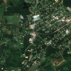 Google Jackson County Campus Expansion site on 2018-08-23, Sentinel-2 satellite true color