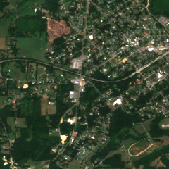 Google Jackson County Data Center Expansion site on 2024-08-11, Sentinel-2 satellite true color