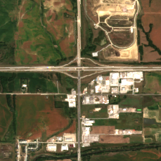 Google Lincoln Data Center (Agate) site on 2020-09-04, Sentinel-2 satellite true color