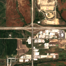 Google Lincoln Data Center (Agate) site on 2022-08-30, Sentinel-2 satellite true color