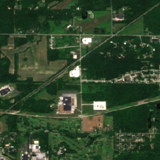 Google Michigan City (Project Maize) site on 2018-07-07, Sentinel-2 satellite true color