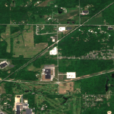 Google Michigan City (Project Maize) site on 2020-06-06, Sentinel-2 satellite true color