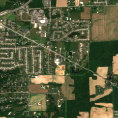 Google Morgan County Campus site on 2022-06-21, Sentinel-2 satellite true color