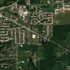 Google Morgan County Campus site on 2025-09-08, Sentinel-2 satellite true color