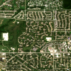 Google Omaha (State Street) Data Center site on 2018-07-04, Sentinel-2 satellite true color