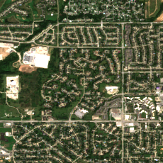 Google Omaha (State Street) Data Center site on 2024-08-31, Sentinel-2 satellite true color