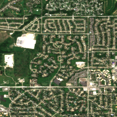 Google Omaha (State Street) Data Center site on 2025-07-27, Sentinel-2 satellite true color