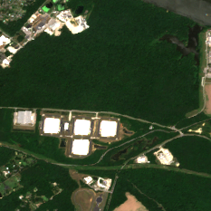 Google Project Peanut (Bermuda Hundred) site on 2022-06-19, Sentinel-2 satellite true color