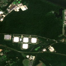Google Project Peanut (Bermuda Hundred) site on 2024-08-27, Sentinel-2 satellite true color