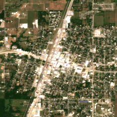Google Pryor Creek AI Expansion site on 2022-07-10, Sentinel-2 satellite true color
