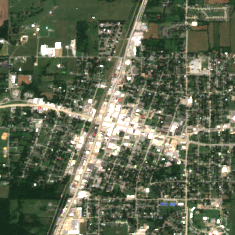 Google Pryor Creek AI Expansion site on 2025-08-18, Sentinel-2 satellite true color