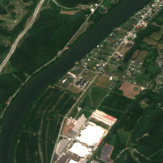 Google Putnam County Data Center Campus site on 2025-08-10, Sentinel-2 satellite true color
