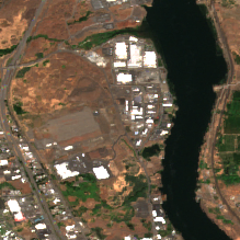 Google The Dalles Data Center Expansion (2nd/3rd buildings) site on 2022-07-26, Sentinel-2 satellite true color