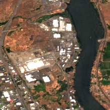 Google The Dalles Data Center Expansion (2nd/3rd buildings) site on 2024-07-20, Sentinel-2 satellite true color