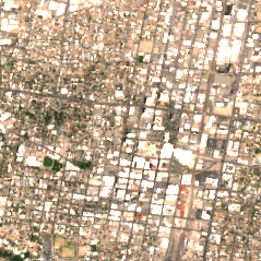 H5 Albuquerque (505 Marquette) site on 2022-05-31, Sentinel-2 satellite true color