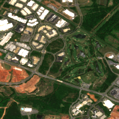 H5 Ashburn site on 2018-05-24, Sentinel-2 satellite true color