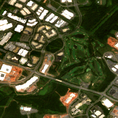 H5 Ashburn site on 2020-09-15, Sentinel-2 satellite true color