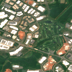H5 Ashburn site on 2025-06-03, Sentinel-2 satellite true color