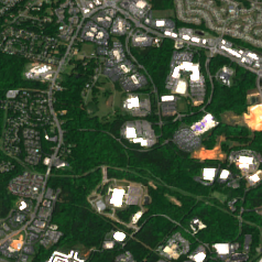 H5 Charlotte site on 2018-05-02, Sentinel-2 satellite true color