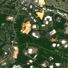 H5 Charlotte site on 2020-05-03, Sentinel-2 satellite true color