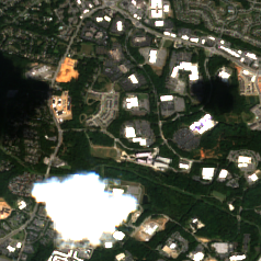H5 Charlotte site on 2025-09-19, Sentinel-2 satellite true color