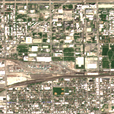 H5 Chicago site on 2018-05-16, Sentinel-2 satellite true color