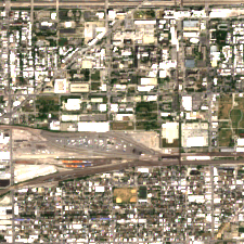 H5 Chicago site on 2022-07-09, Sentinel-2 satellite true color
