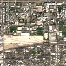 H5 Chicago site on 2025-09-11, Sentinel-2 satellite true color
