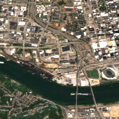 H5 Cincinnati I site on 2024-09-10, Sentinel-2 satellite true color
